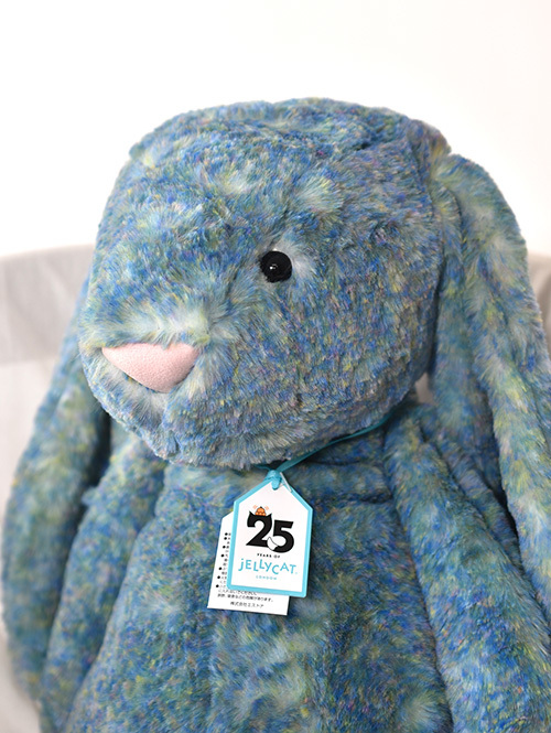 51㎝/Huge【25周年記念ラベル】Jellycat Bashful Luxe Bunny Azure BIG