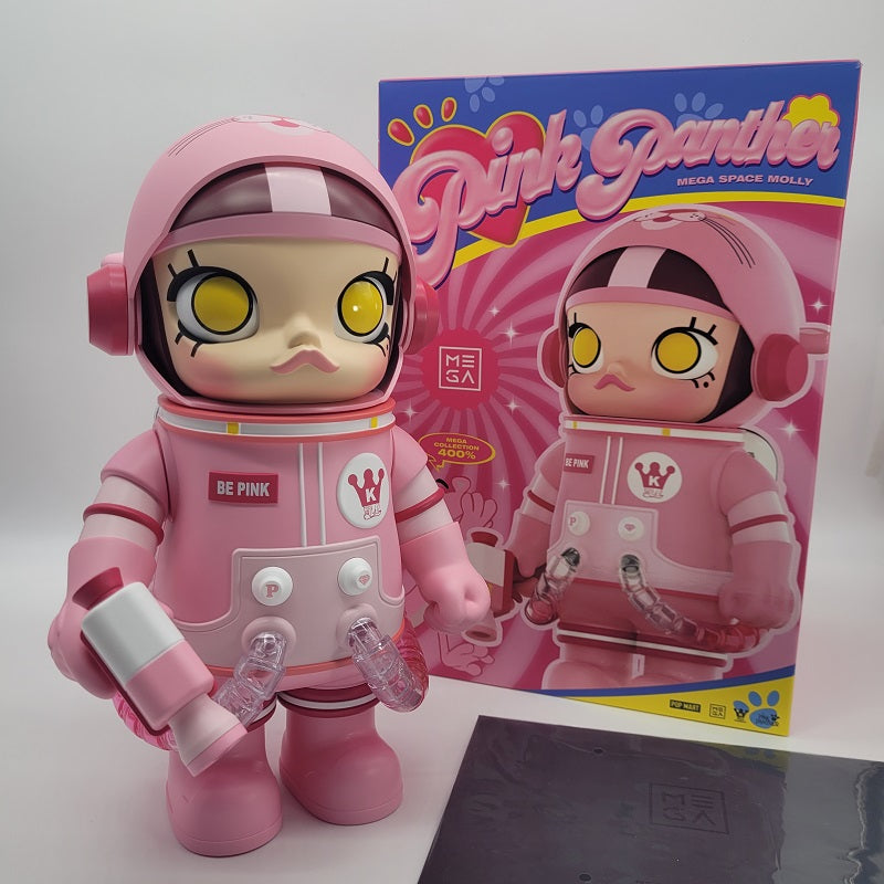 POPMART Mega Space Molly 400% Pink Panther (Open Box) – ETTV