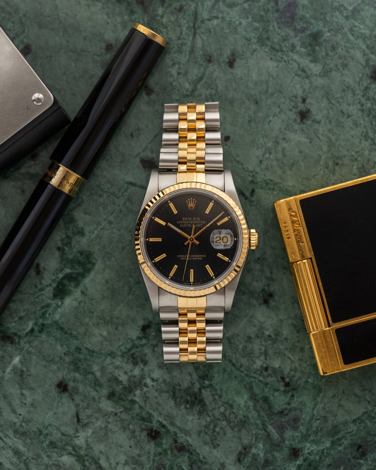 Rolex Datejust 16233 Black Tapestry Dial Circa 1989/90 | ARBITRO