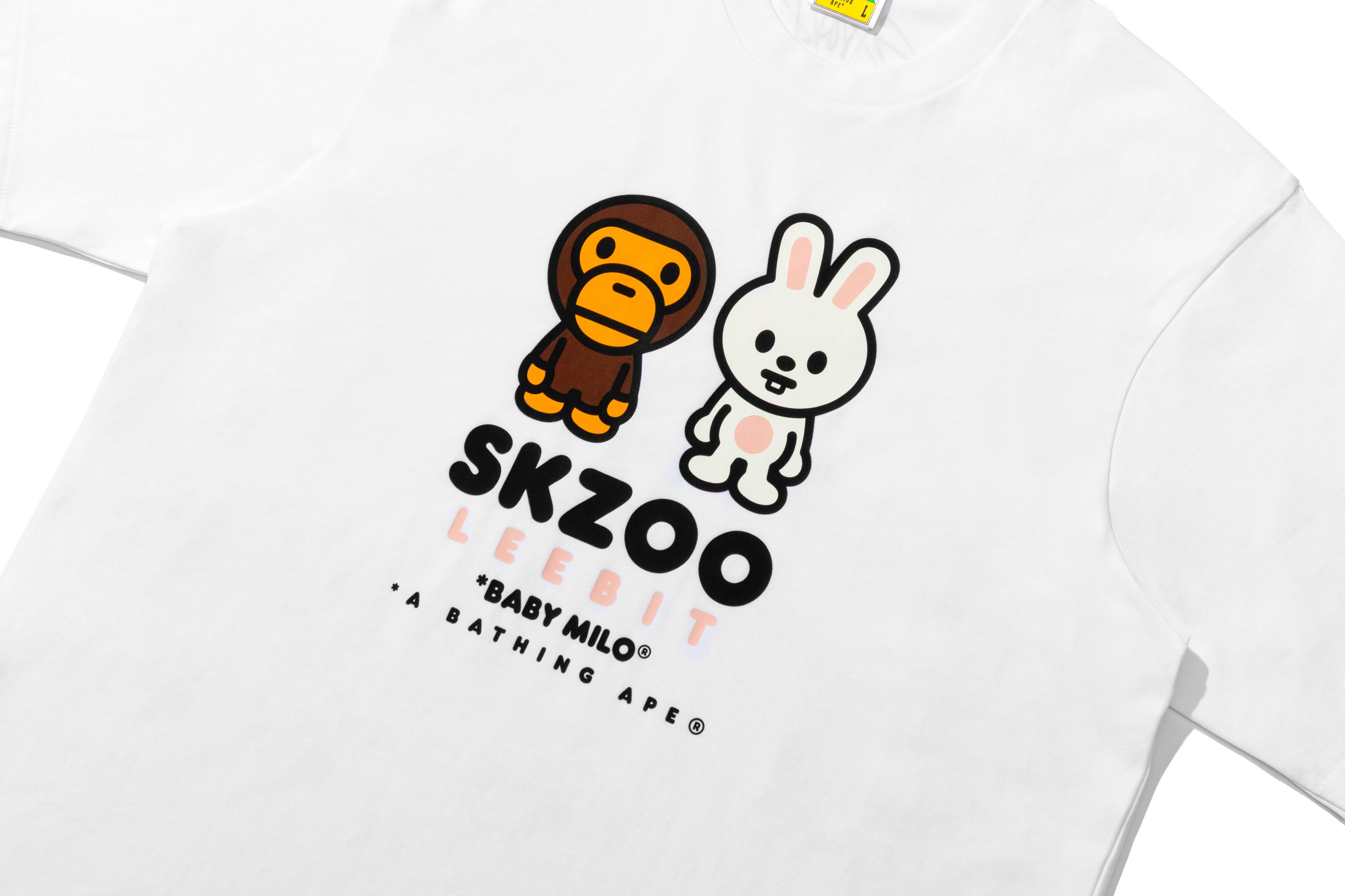 BAPE X STRAY KIDS LEEBIT BABY MILO TEE – eu.bape.com