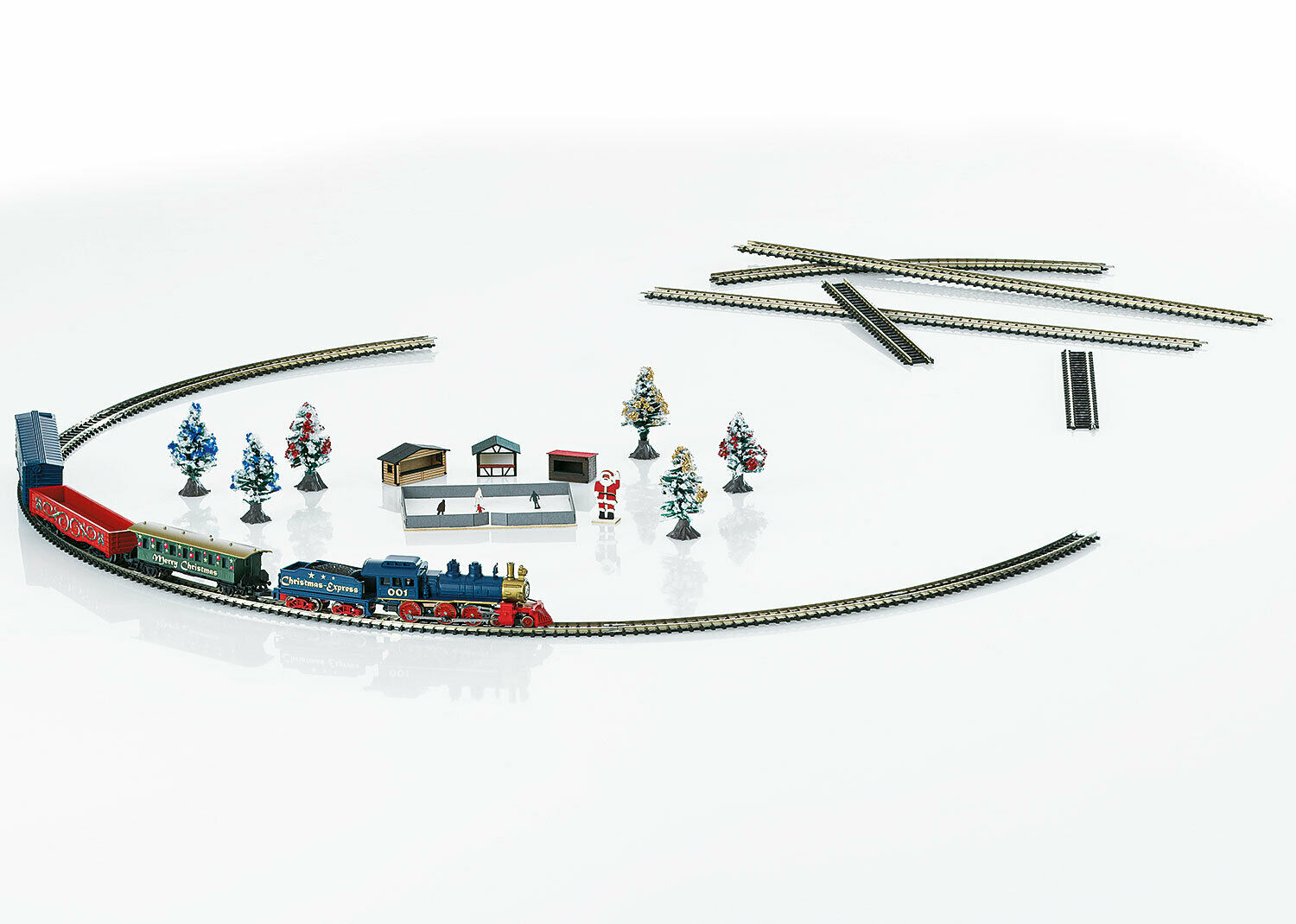 Marklin Z 81846 American Christmas Starter Set - Standard DC