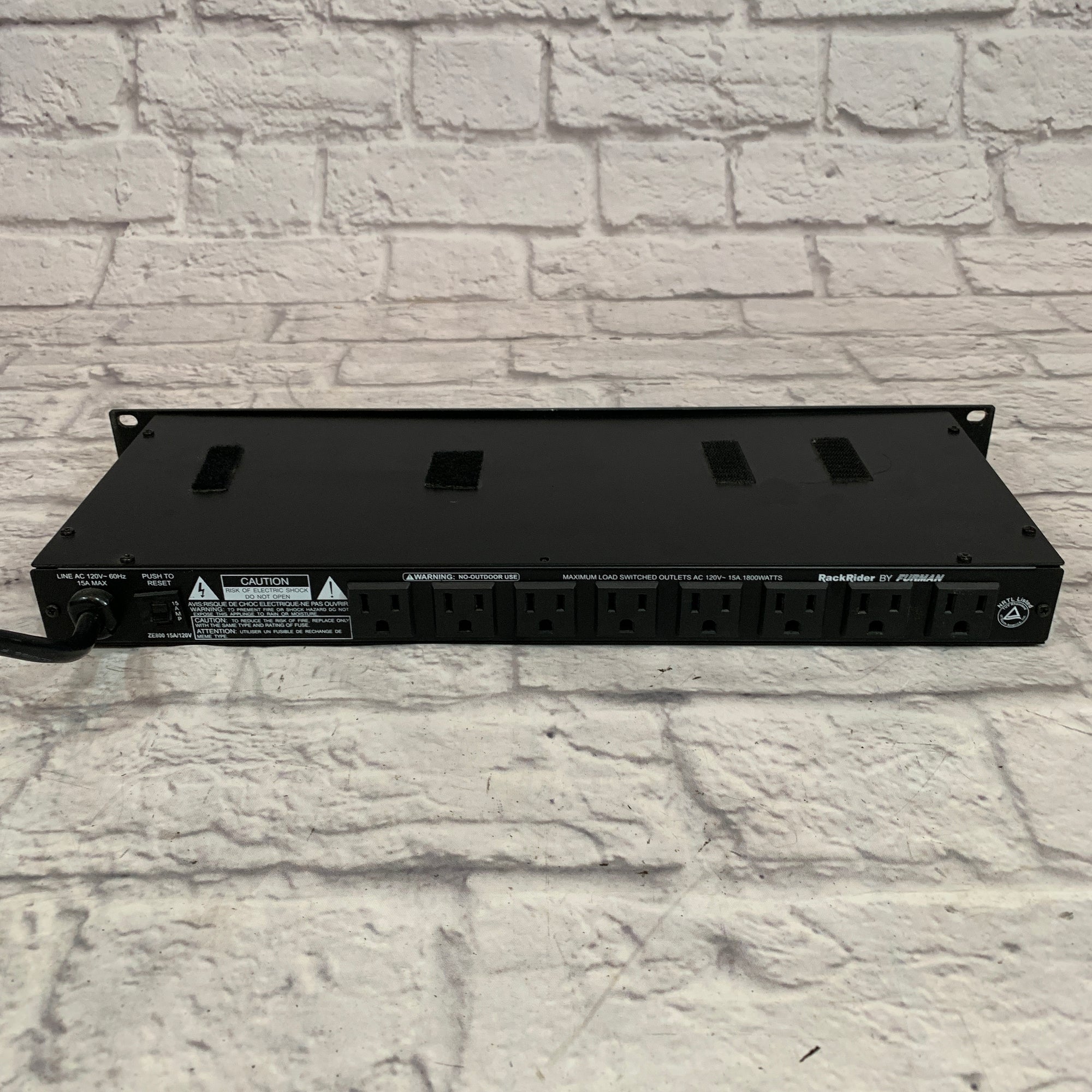 Furman Rackrider RR-15NL Power Conditioner - Evolution Music