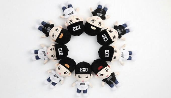 EXOのぬいぐるみがメンバー9人分発売 | EXOブログ