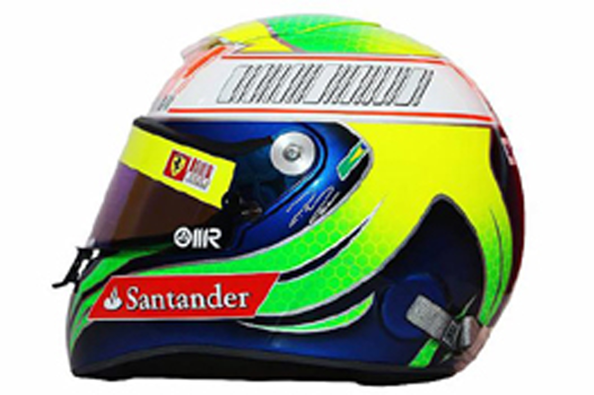 フェリペ・マッサ ヘルメット （2010年） 【 F1-Gate .com 】