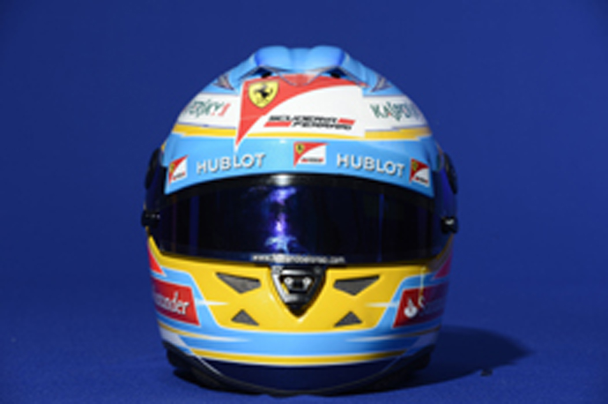 フェルナンド・アロンソ ヘルメット （2013年） 【 F1-Gate .com 】