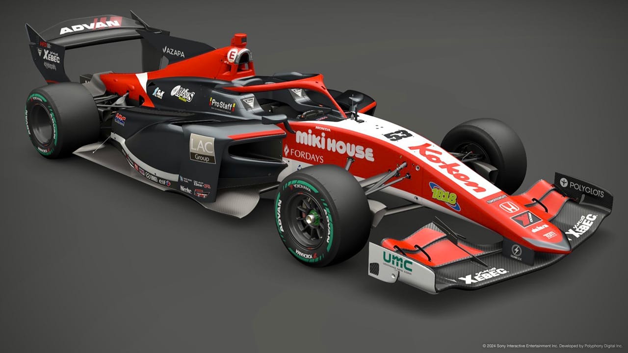 野田樹潤（Juju） スーパーフォーミュラ参戦マシンのカラーリングを