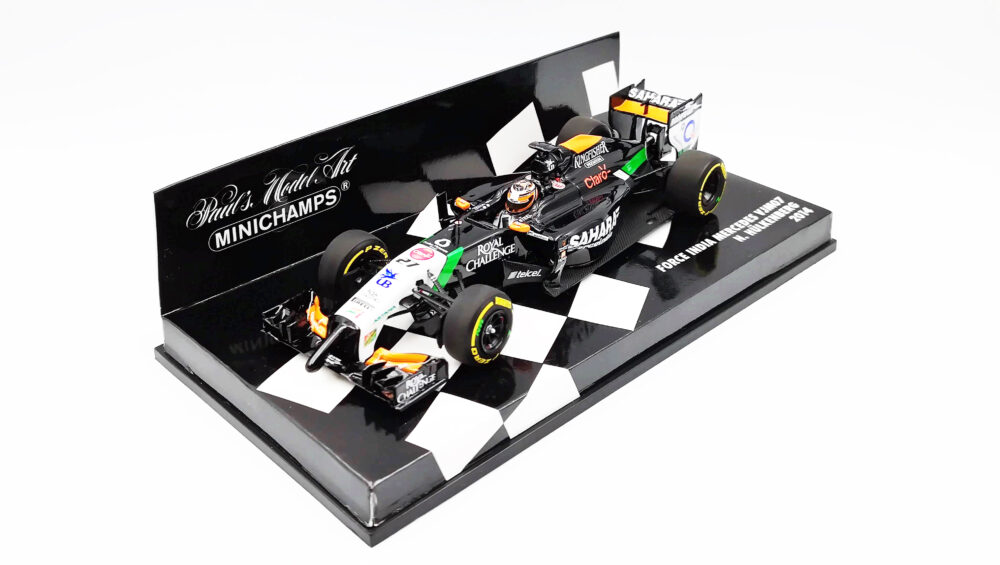 レア504台限定モデル ミニチャンプス フォースインディア F1 TEAM