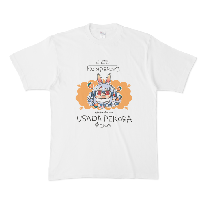 兎田ぺこら KONPEKO Tシャツ - ホロライブプロダクション BOOTH - BOOTH