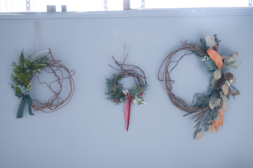 クリスマスリース｜下田の森の美術館 リースとタルトのお店 — FACTORY
