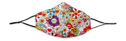 MoMAデザインストアが村上隆とのコラボマスク発売、「お花」をプリント