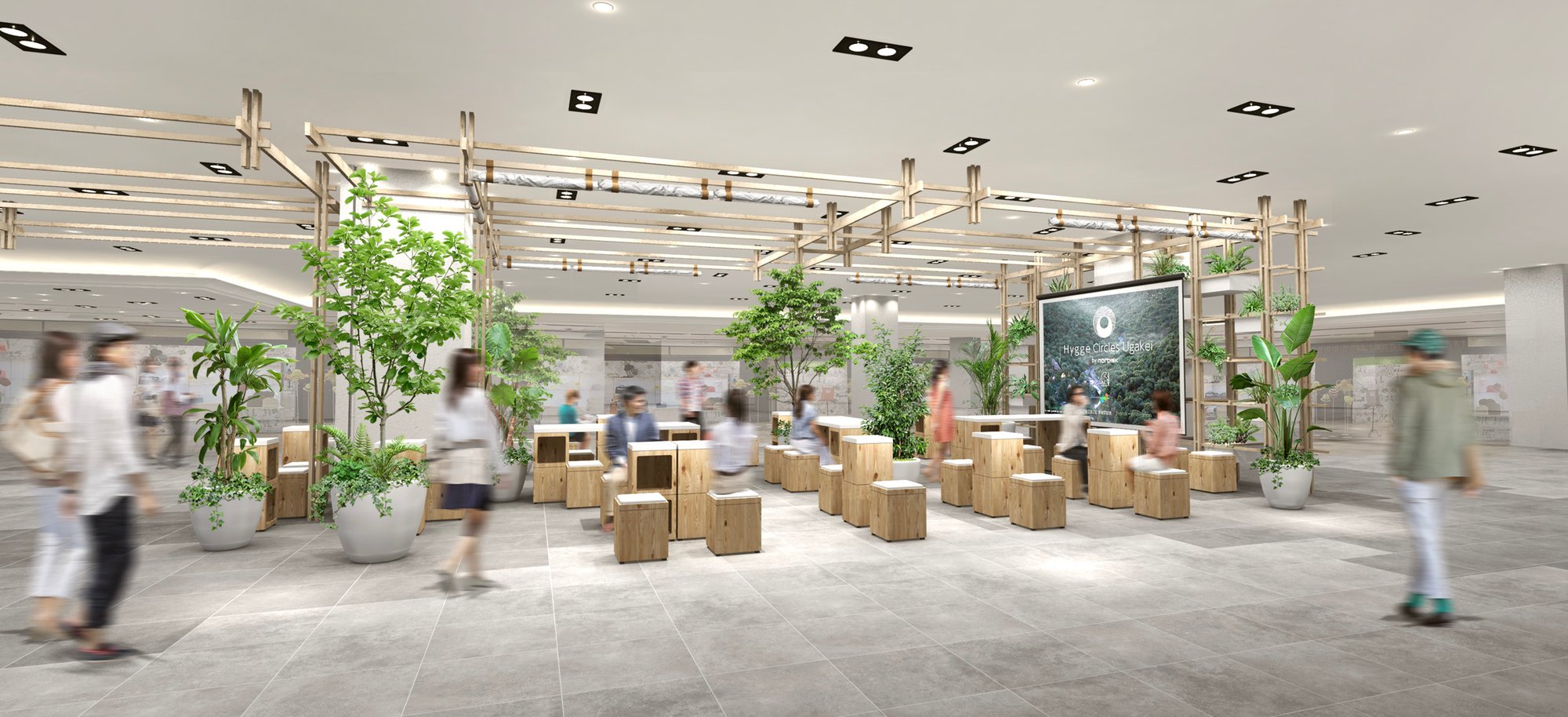 阪急うめだ本店8階の新売り場 ロエベ、プラダ、メゾン キツネなど約40