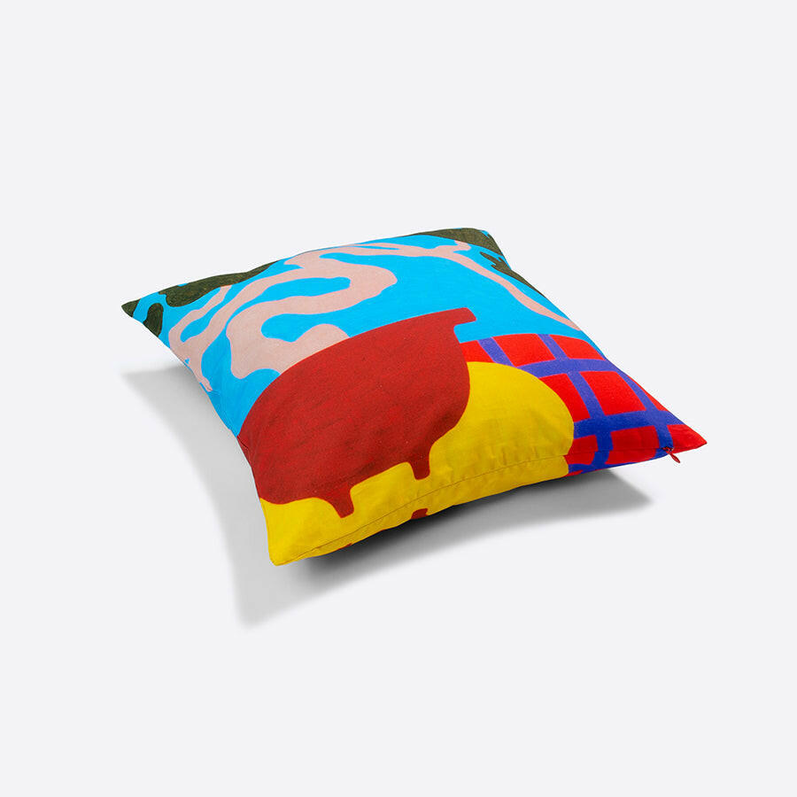 クッションカバー | おしゃれ コットン | 45×45cm | 村上生太郎 | 盆栽