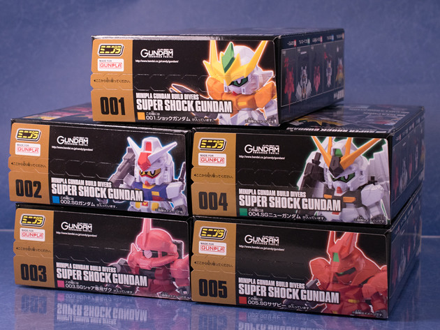 レビュー ミニプラ ガンダムビルドダイバーズ スーパーショック