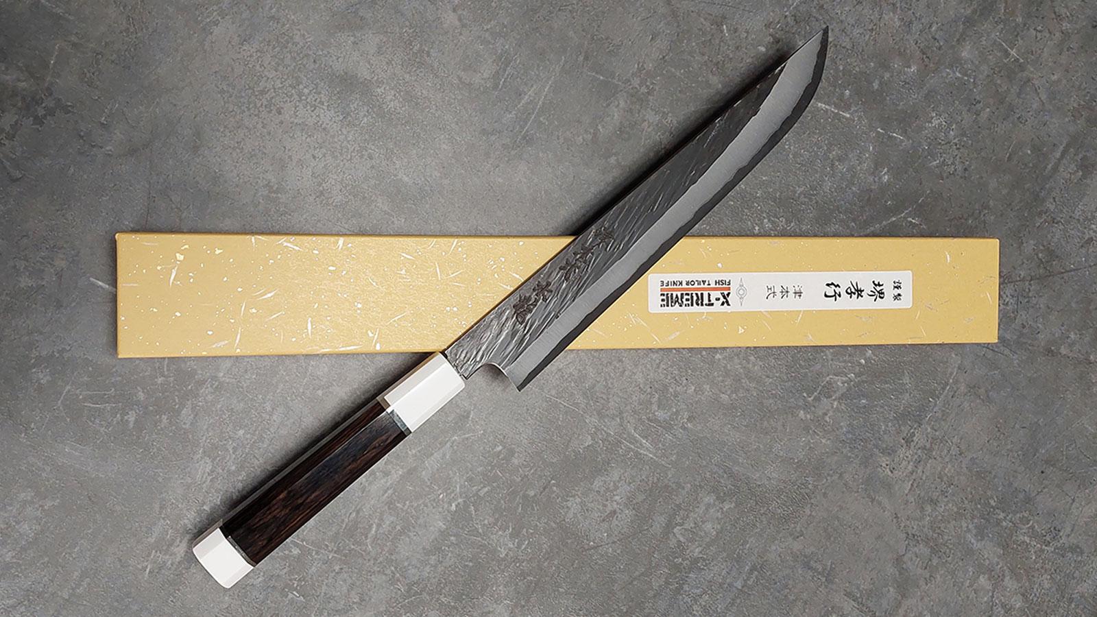 津本式鮪おろし包丁 [水龍]｜津本式[究極の血抜き]で熟成魚を仕立てる