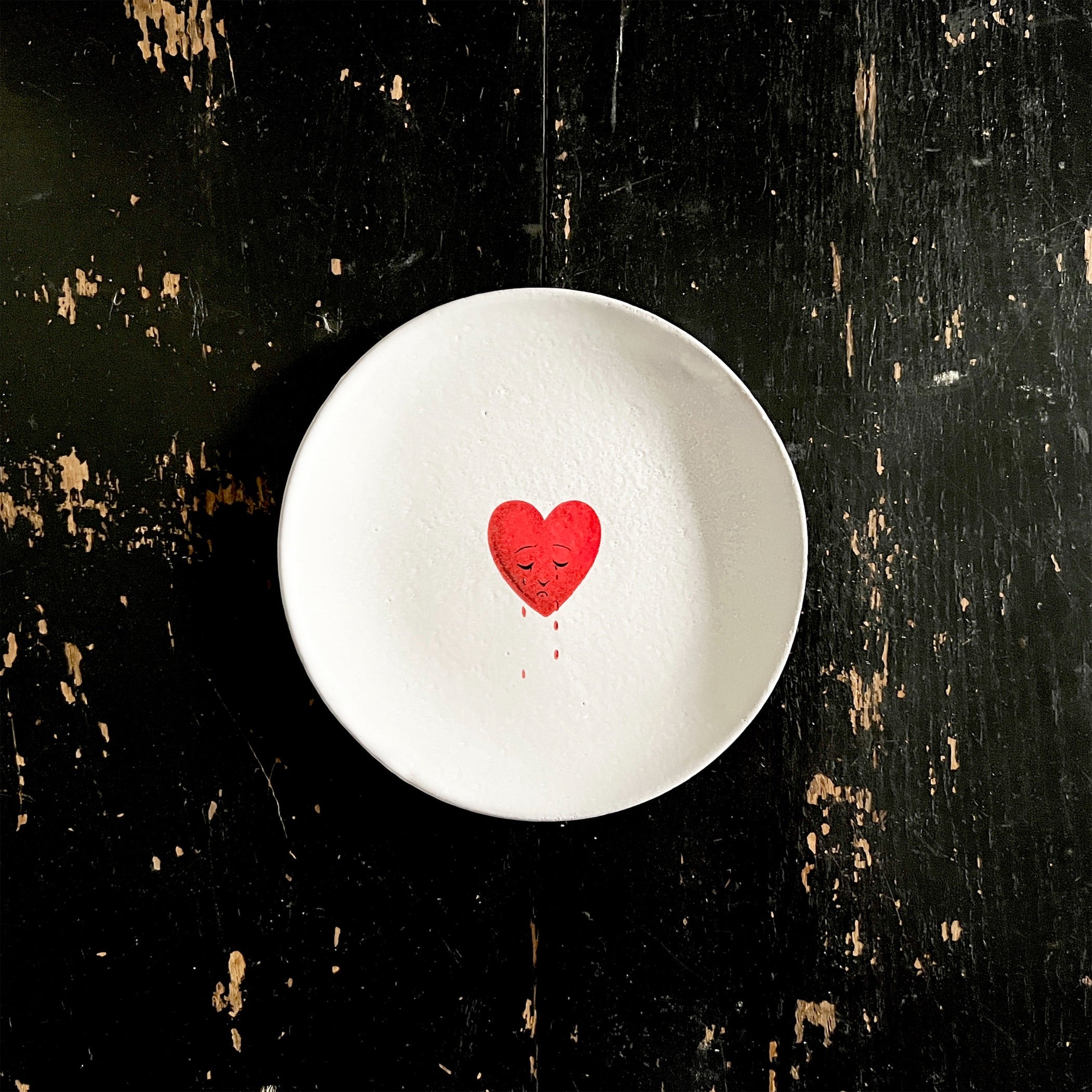 Astier de Villatte】Crying Heart John Derian Saucer | フィール