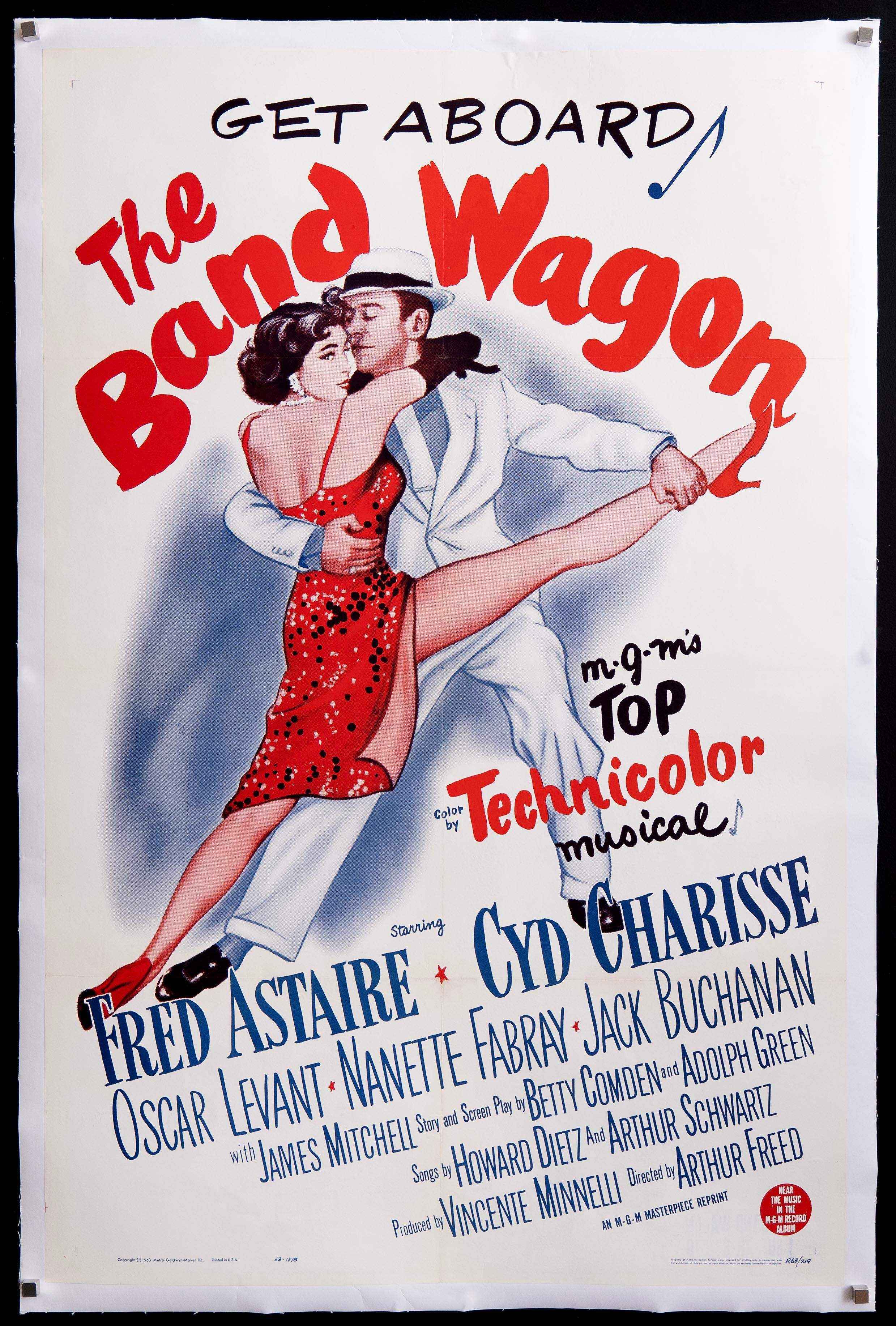 The Band Wagon Movie Poster 1963 RI 1 Sheet (27x41)