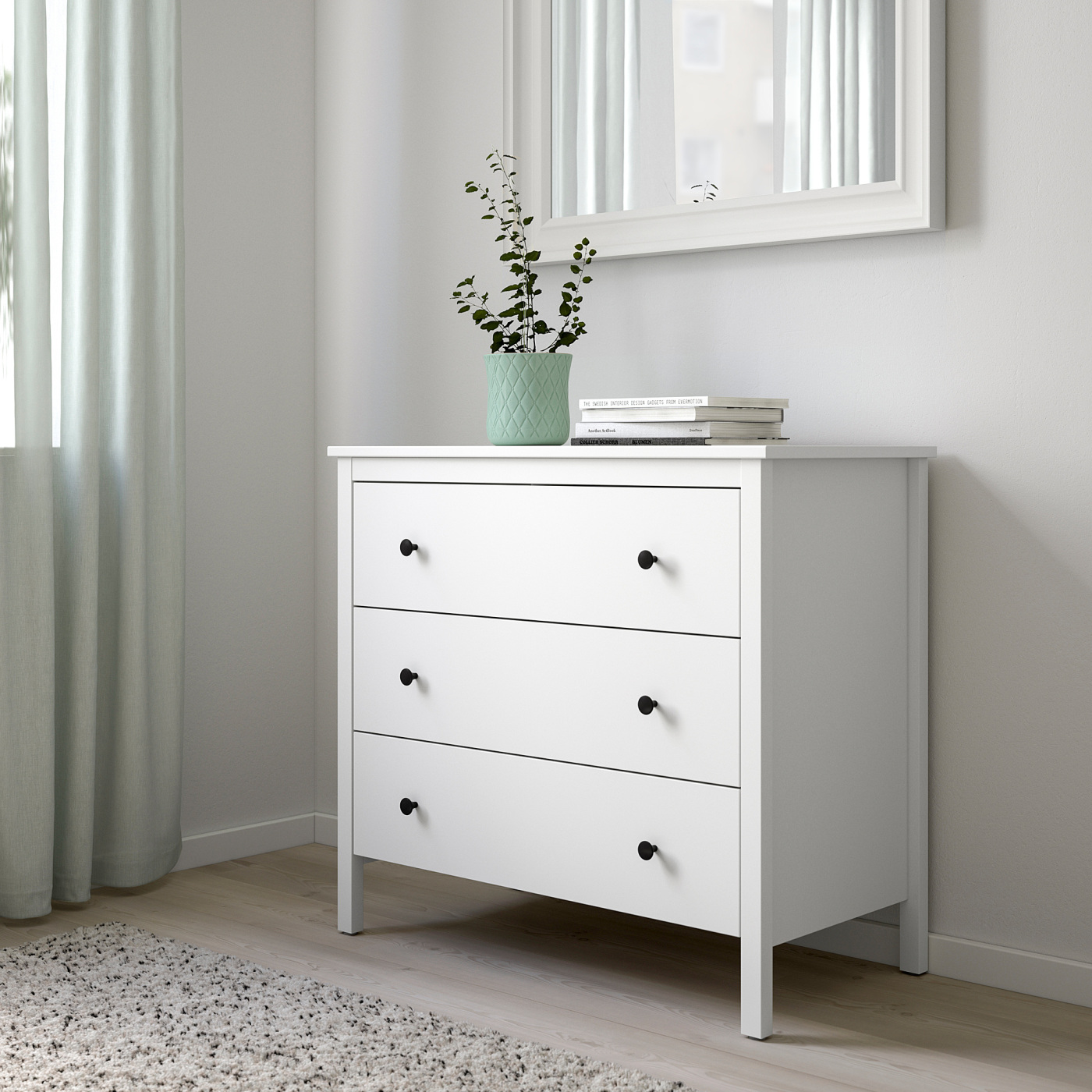 KOPPANG chest of 3 drawers white - IKEA