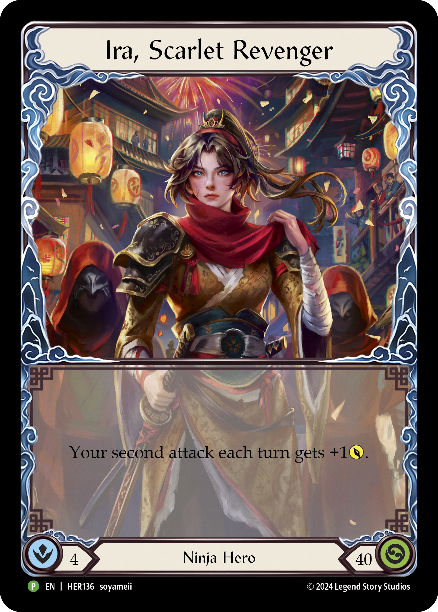 Ira, Scarlet Revenger (HER) #HER136 | Dragon Shield Flesh and