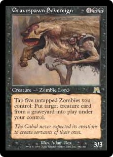 墓地生まれの君主/Gravespawn Sovereign》[ONS] 黒R | 日本最大級 MTG