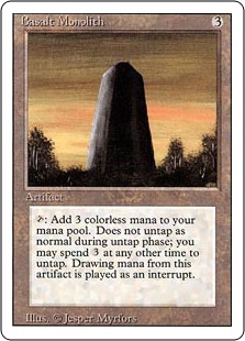 玄武岩のモノリス/Basalt Monolith》[C13] 茶U | 日本最大級 MTG通販