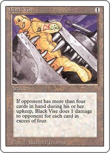 □黒枠□《黒の万力/Black Vise》[4EDBB] 茶U | 日本最大級 MTG通販