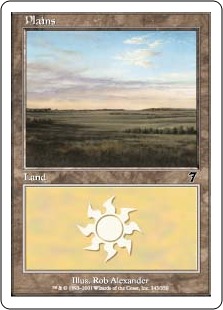 343)《平地/Plains》[7ED] 土地 | 日本最大級 MTG通販サイト「晴れる屋」