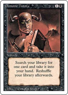 悪魔の教示者/Demonic Tutor》[2ED] 黒U | 日本最大級 MTG通販サイト
