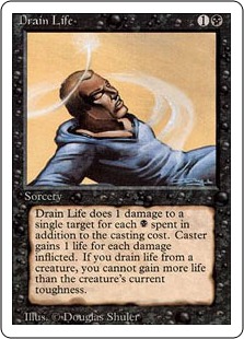 生命吸収/Drain Life》[5ED] 黒C | 日本最大級 MTG通販サイト「晴れる屋」