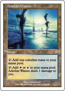 Foil】《アダーカー荒原/Adarkar Wastes》[7ED] 土地R | 日本最大級