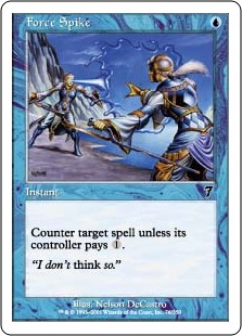 Foil】《魔力の乱れ/Force Spike》[7ED] 青C | 日本最大級 MTG通販