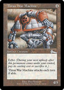 Foil】《スランの戦争機械/Thran War Machine》[ULG] 茶U | 日本最大級