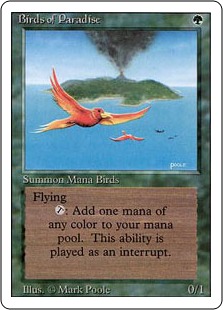 極楽鳥/Birds of Paradise》[5ED] 緑R | 日本最大級 MTG通販サイト
