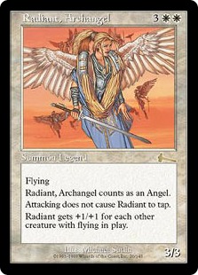 Foil】《大天使レイディアント/Radiant, Archangel》[ULG] 白R | 日本