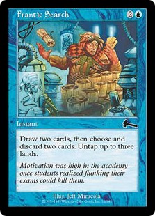 Foil】《大あわての捜索/Frantic Search》[ULG] 青C | 日本最大級 MTG