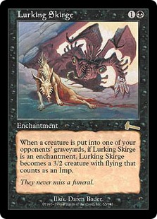 隠れ潜むスカージ/Lurking Skirge》[ULG] 黒R | 日本最大級 MTG通販