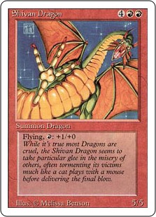 シヴ山のドラゴン/Shivan Dragon》[5ED] 赤R | 日本最大級 MTG通販
