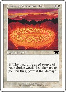 赤の防御円/Circle of Protection: Red》[6ED] 白C | 日本最大級 MTG
