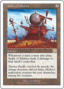 ミシュラのアンク/Ankh of Mishra》[6ED] 茶R | 日本最大級 MTG通販