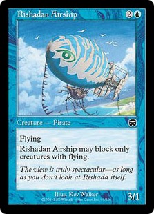 リシャーダの飛行船/Rishadan Airship》[MMQ] 青C | 日本最大級 MTG