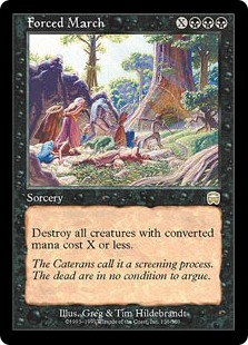 Foil】《強行軍/Forced March》[MMQ] 黒R | 日本最大級 MTG通販サイト