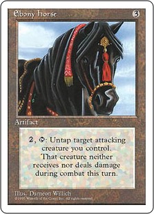 アルターネイト版】《黒檀の馬/Ebony Horse》[4ED] 茶R | 日本最大級
