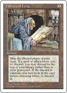 アルターネイト版】《レンの書庫/Library of Leng》[4ED] 茶U | 日本