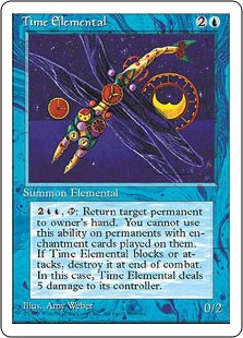 時の精霊/Time Elemental》[4ED] 青R | 日本最大級 MTG通販サイト