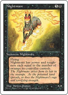 Foil】《夢魔/Nightmare》[7ED] 黒R | 日本最大級 MTG通販サイト