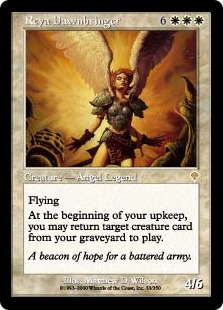 Foil】《黎明をもたらす者レイヤ/Reya Dawnbringer》[INV] 白R | 日本