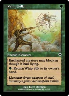 ムチ絹/Whip Silk》[INV] 緑C | 日本最大級 MTG通販サイト「晴れる屋」