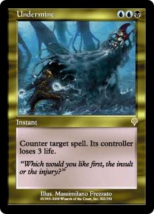 Foil】《蝕み/Undermine》[INV] 金R | 日本最大級 MTG通販サイト