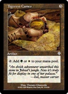 Foil】《虎目石のカメオ/Tigereye Cameo》[INV] 茶U | 日本最大級 MTG