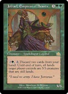 □旧枠□《獣たちの女帝ジョルレイル/Jolrael, Empress of Beasts