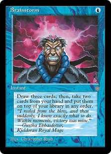 渦まく知識/Brainstorm》[ICE] 青C | 日本最大級 MTG通販サイト